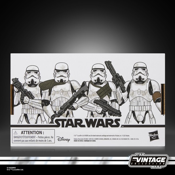 Star Wars The Vintage Collection Imperial Remnant Stormtroopers Action Figure Set by Hasbro - The Mandalorian and Grogu
