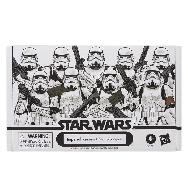 Star Wars The Vintage Collection Imperial Remnant Stormtroopers Action Figure Set by Hasbro - The Mandalorian and Grogu