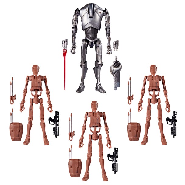 Star Wars The Vintage Collection Super Battle Droid & Battle Droids Action Figure Set by Hasbro