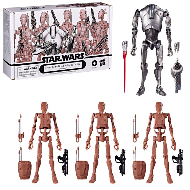 Star Wars The Vintage Collection Imperial Remnant Stormtroopers Action Figure Set by Hasbro - The Mandalorian and Grogu