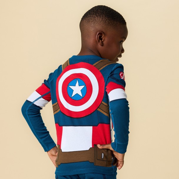 Captain America Costume PJ PALS for Kids