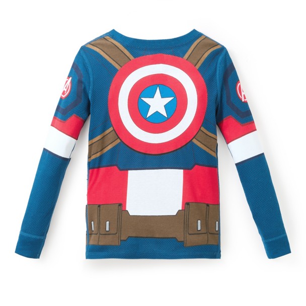 Captain America Costume PJ PALS for Kids