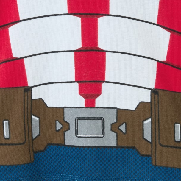 Captain America Costume PJ PALS for Kids