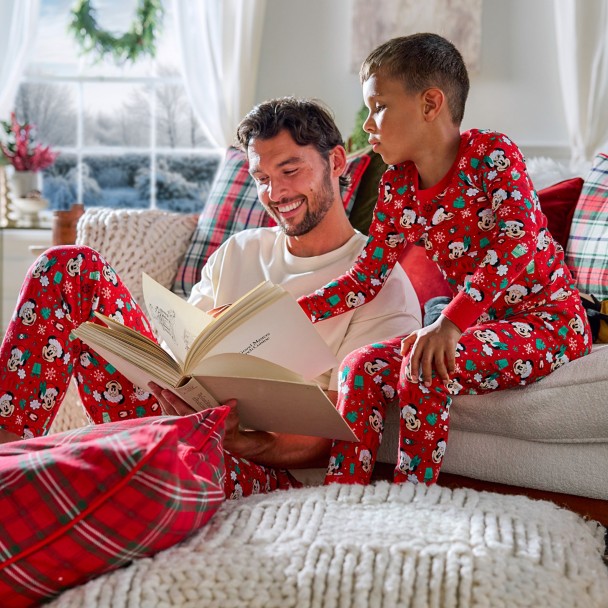 Santa Mickey and Minnie Mouse Holiday PJ PALS for Kids