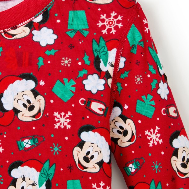 Santa Mickey and Minnie Mouse Holiday PJ PALS for Kids