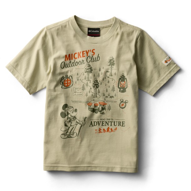 Mickey Mouse ”Outdoor Club” T-Shirt for Kids by Columbia Mickey Mouse ”Outdoor Club” T-Shirt for Kids by Columbia