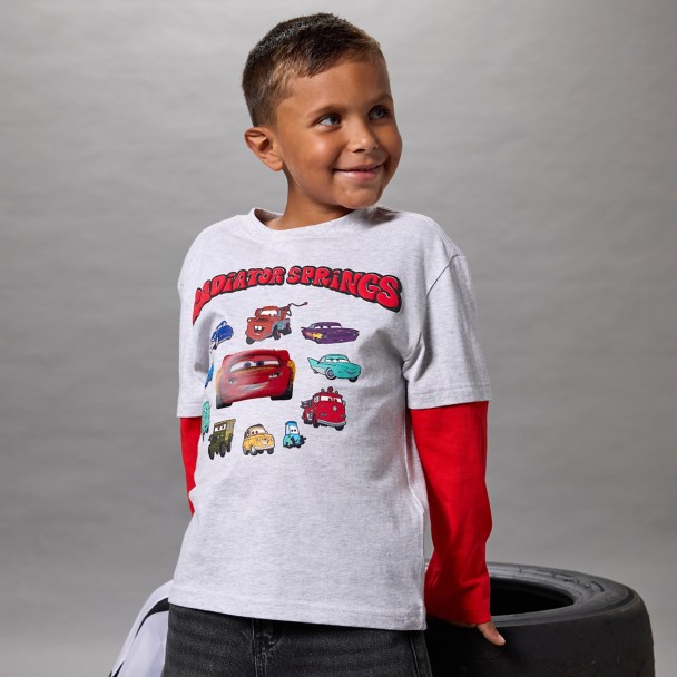 Cars Double-Up Long Sleeve T-Shirt for Kids