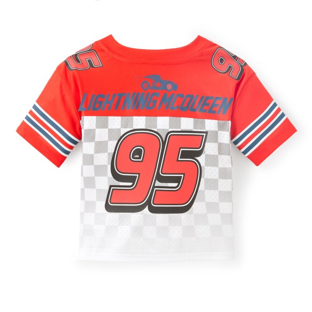 Lightning McQueen Football Jersey for Kids - Cars