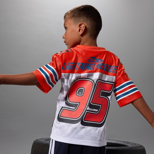 Lightning McQueen Football Jersey for Kids - Cars