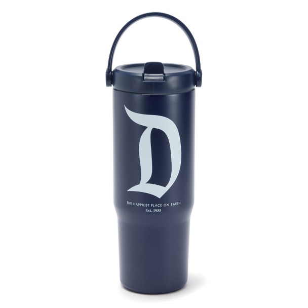 Disneyland 27 oz. Stainless Steel Water Bottle with Built-In Straw – Navy Disneyland 27 oz. Stainless Steel Water Bottle with Built-In Straw – Navy