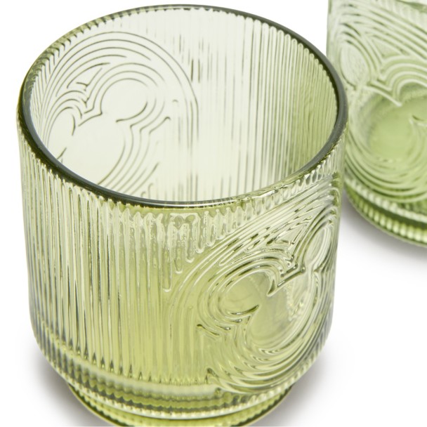 Mickey Mouse Icon Glass Set - Green
