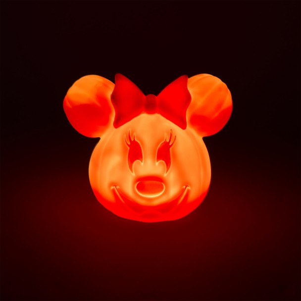Minnie Mouse Light-Up Jack-o'-Lantern - 5 1/2'' - Disney Rewards 2026 - Disney® Visa® Cardmember Exclusive