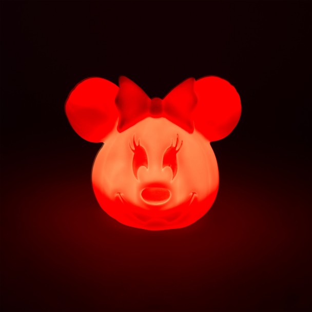 Minnie Mouse Light-Up Jack-o'-Lantern - 5 1/2'' - Disney Rewards 2026 - Disney® Visa® Cardmember Exclusive
