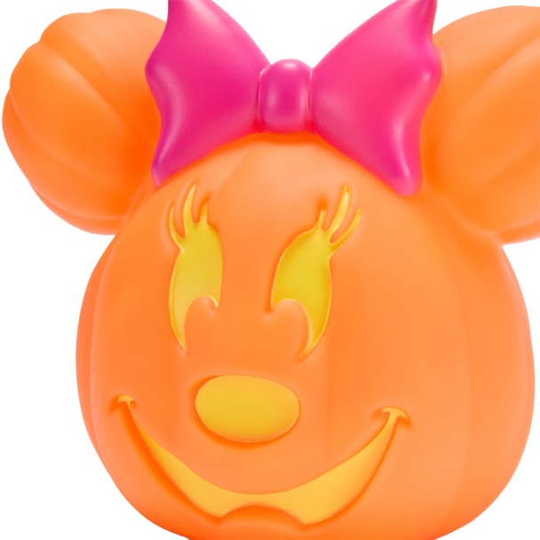 Minnie Mouse Light-Up Jack-o'-Lantern - 5 1/2'' - Disney Rewards 2026 - Disney® Visa® Cardmember Exclusive