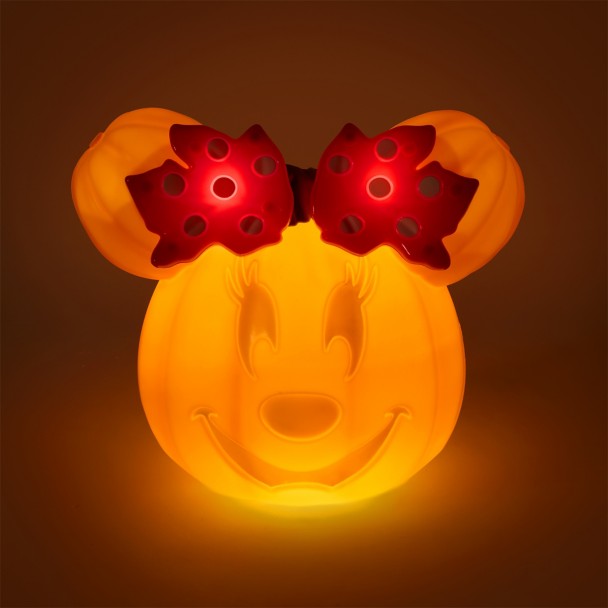 Minnie Mouse Light-Up and Sound Jack-o'-Lantern