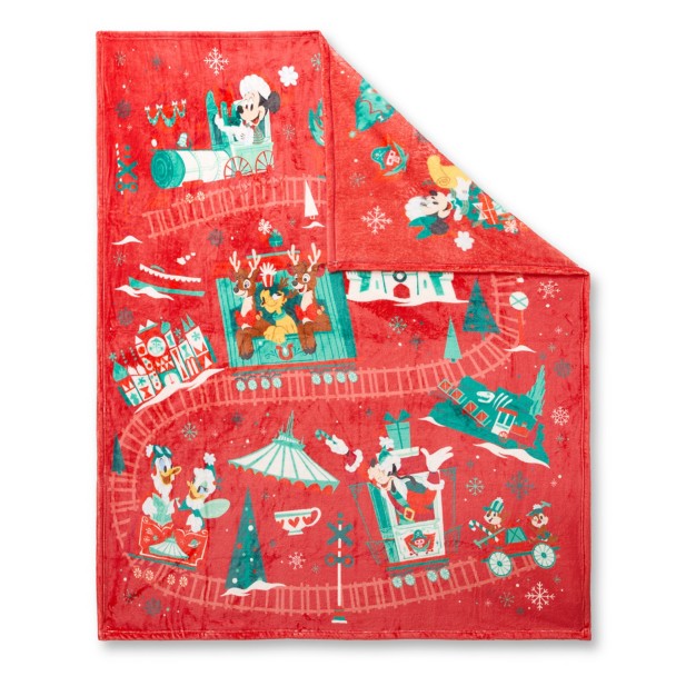 Mickey Mouse and Friends Christmas Throw Blanket