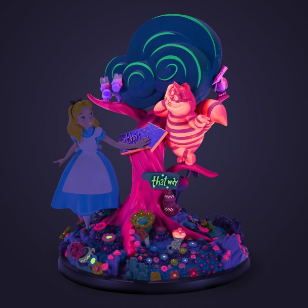 Alice in Wonderland 75th Anniversary Glow-in-the-Dark Figure