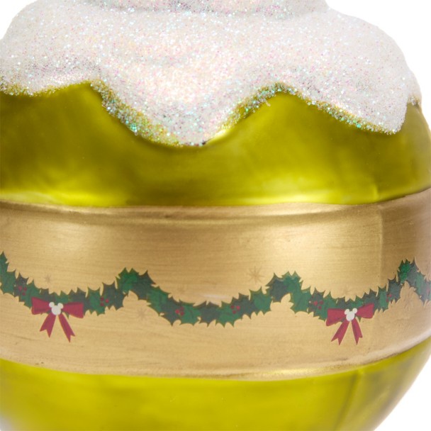 Mickey Mouse and Pluto Glass Droplet Ornament - Pluto's Christmas Tree