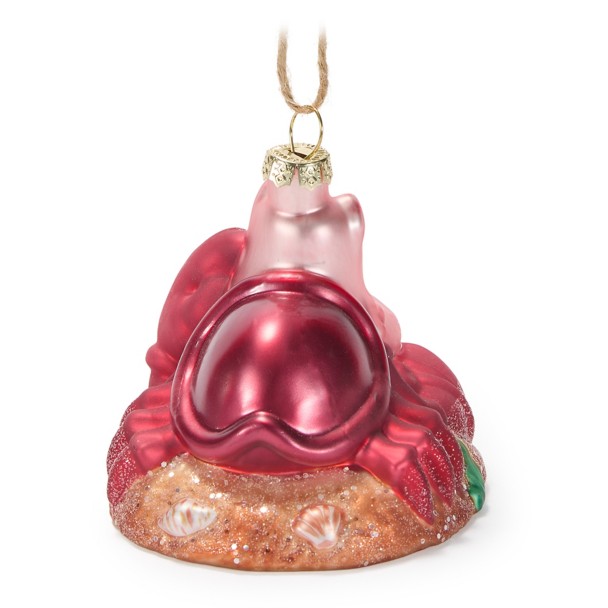 Sebastian Glass Ornament - The Little Mermaid