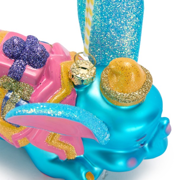 Dumbo the Flying Elephant Glass Ornament
