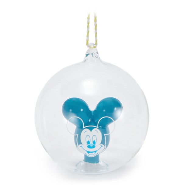 Mickey Mouse Balloon Glass Ball Ornament Mickey Mouse Balloon Glass Ball Ornament
