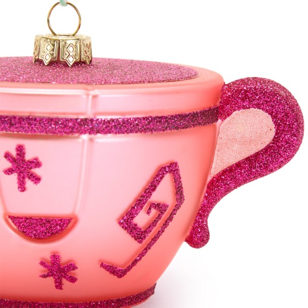 Teacup Glass Ornament - Mad Tea Party - Alice in Wonderland