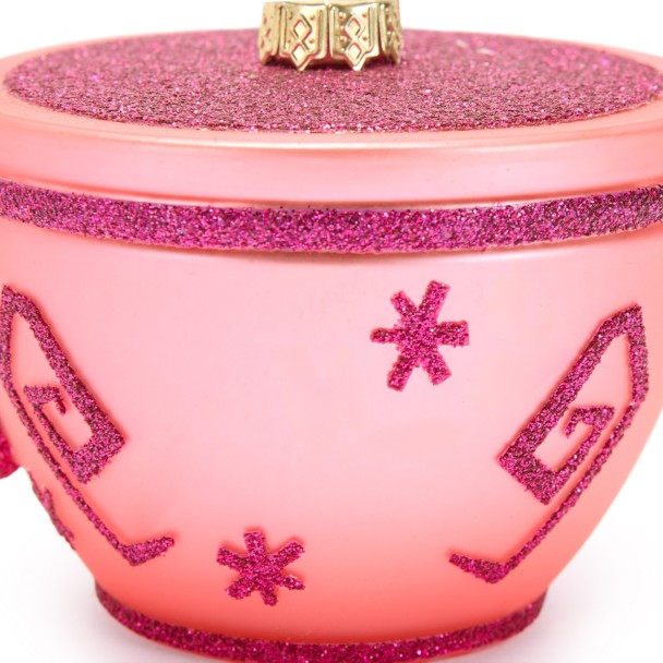 Teacup Glass Ornament - Mad Tea Party - Alice in Wonderland