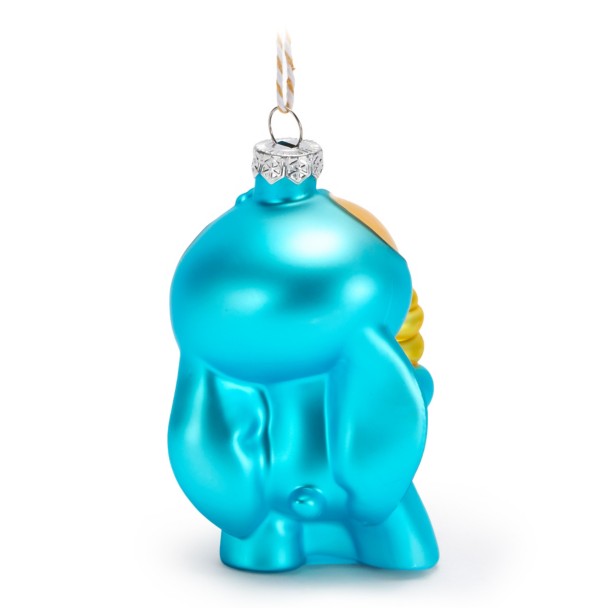 Stitch with Pineapple Swirl Glass Ornament - Lilo & Stitch