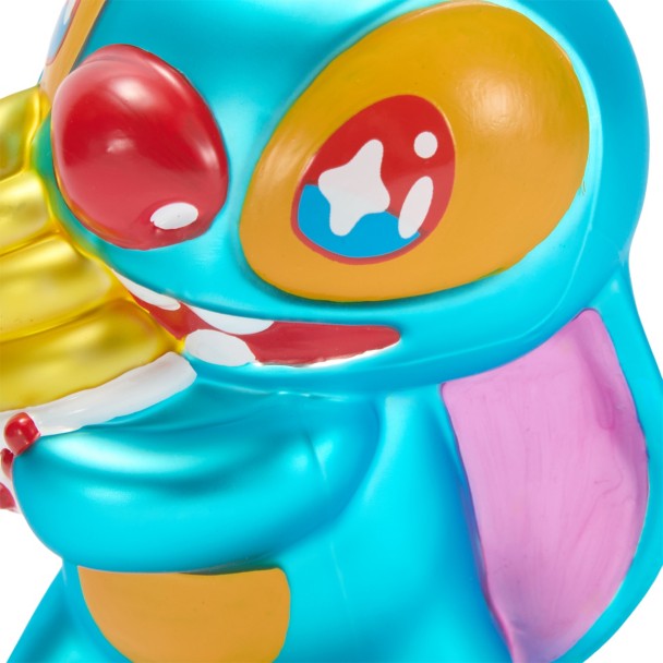 Stitch with Pineapple Swirl Glass Ornament - Lilo & Stitch