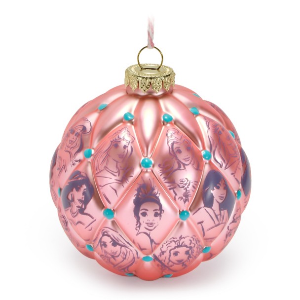 Disney Princess Glass Ball Ornament