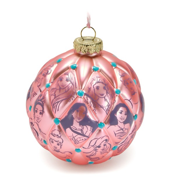 Disney Princess Glass Ball Ornament Disney Princess Glass Ball Ornament