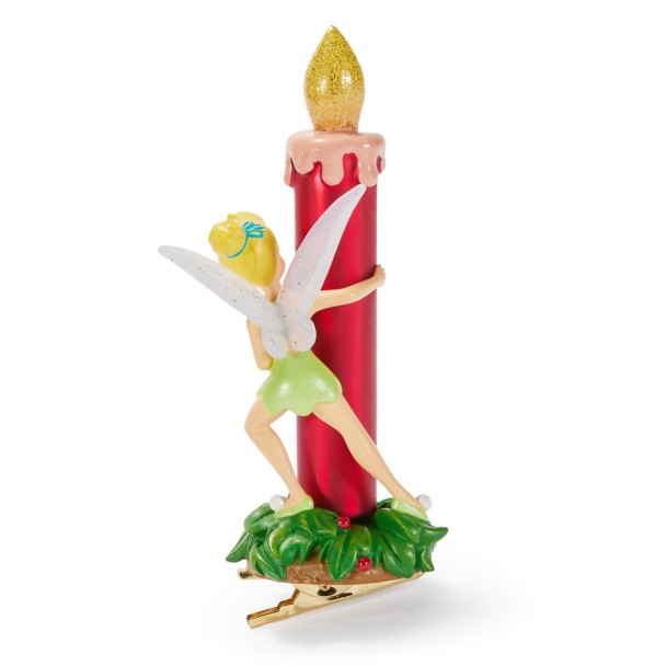 Tinker Bell with Candle Clip-On Figural Ornament - Peter Pan
