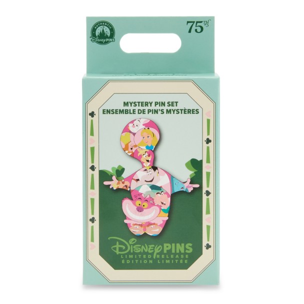 Alice in Wonderland 75th Anniversary Mystery Pin Blind Pack - 2-Pc. - Limited Release