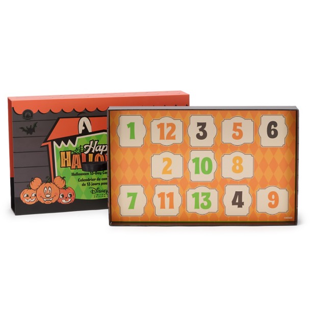 Mickey Mouse and Friends 13-Day Halloween Countdown Calendar Mystery Pin Set - Limited Edition