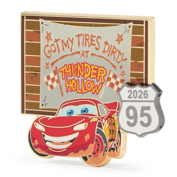 Lightning McQueen ''Thunder Hollow'' Pin - Cars - Lightning McQueen Day 2026 - Limited Edition