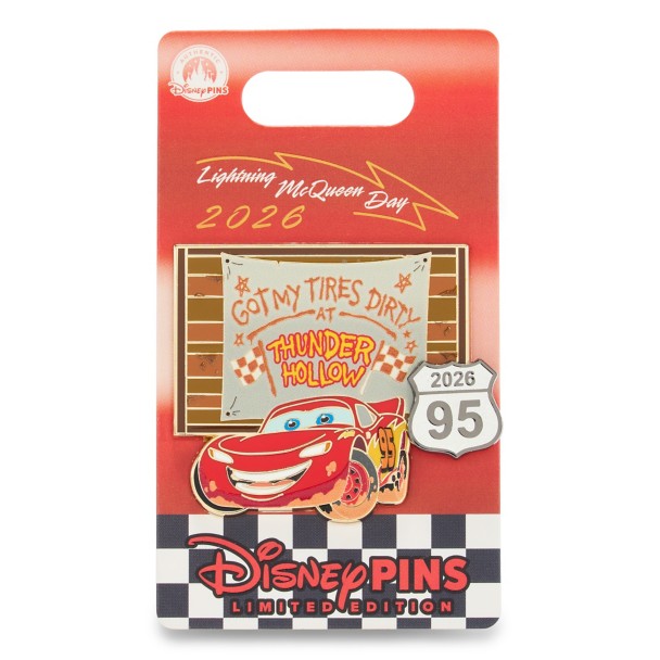 Lightning McQueen ''Thunder Hollow'' Pin - Cars - Lightning McQueen Day 2026 - Limited Edition