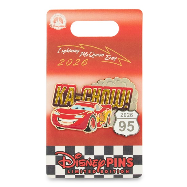Lightning McQueen ''Ka-Chow!'' Pin - Cars - Lightning McQueen Day 2026 - Limited Edition
