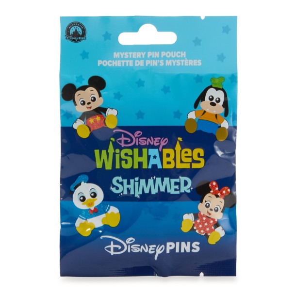 Disney Wishables Shimmer Mystery Pin Blind Pouch - 5-Pc.