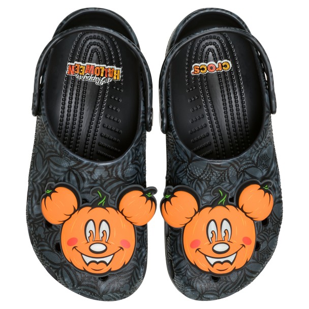 Mickey Mouse Jack-o'-Lantern Wreath Halloween Earrings