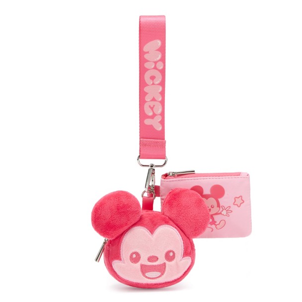 Mickey Mouse Icon Disney Wristlet Zip Case - Pink