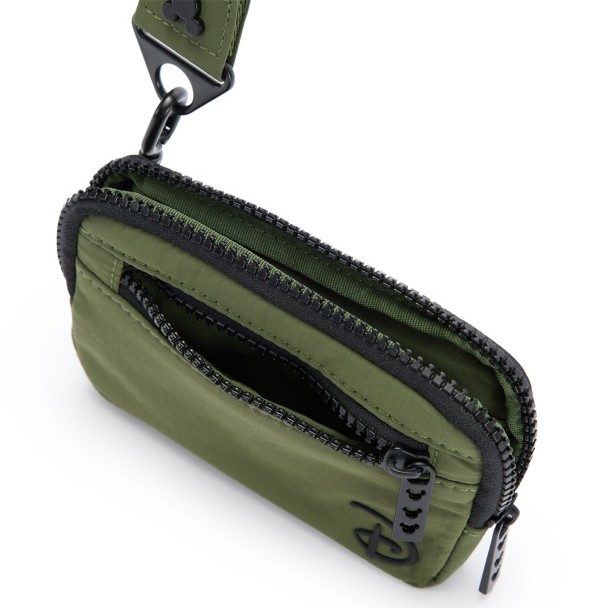Mickey Mouse Icon Disney Wristlet Zip Case - Olive