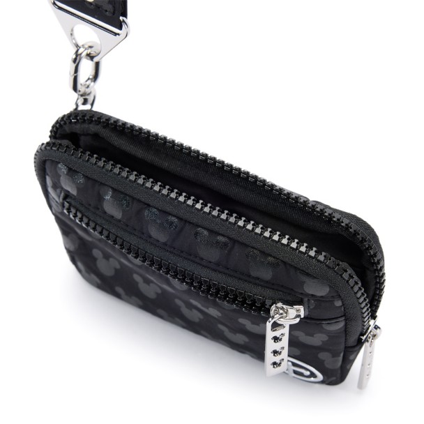 Mickey Mouse Icon Disney Wristlet Zip Case - Black