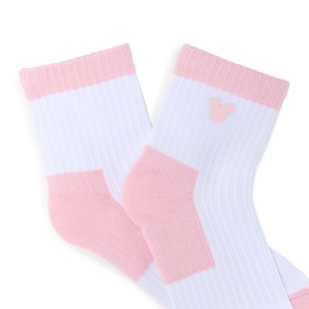 Mickey Mouse Icon Ankle Socks for Adults - Pink