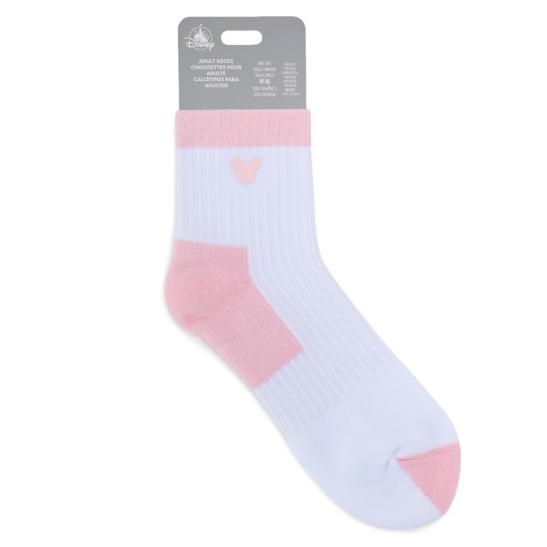 Mickey Mouse Icon Ankle Socks for Adults - Pink