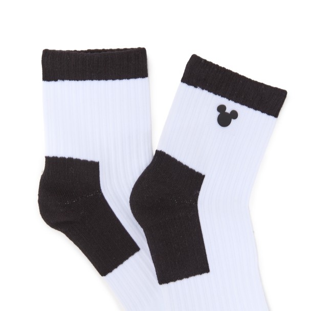 Mickey Mouse Icon Ankle Socks for Adults - Black