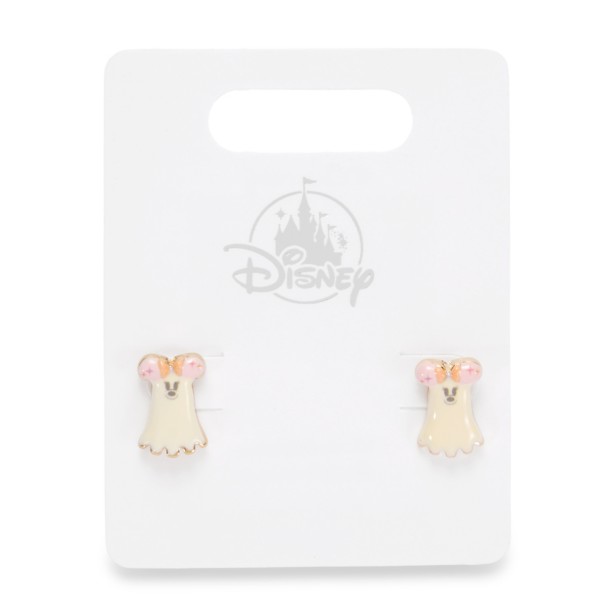Minnie Mouse Cutie Ghost Halloween Earrings