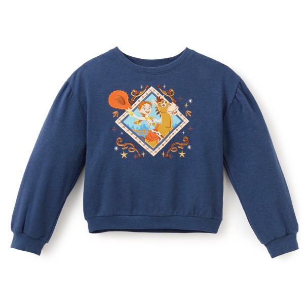 Jessie and Bullseye Pullover Sweatshirt for Girls – Toy Story 5