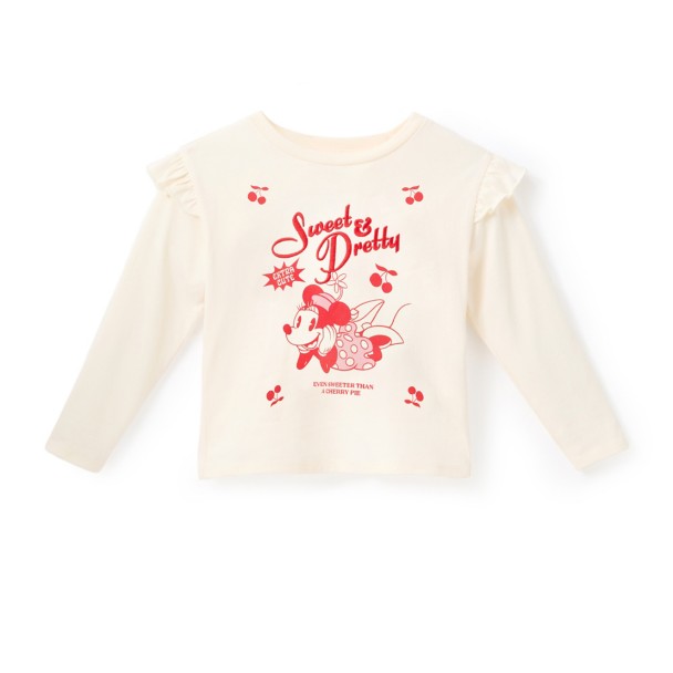 Minnie Mouse with Cherries Fashion T-Shirt for Girls