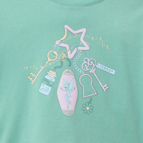 Tinker Bell Keychain Long Sleeve T-Shirt for Girls - Peter Pan