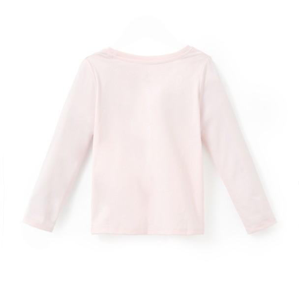Mickey Mouse Chenille Appliqué Long Sleeve T-Shirt for Girls
